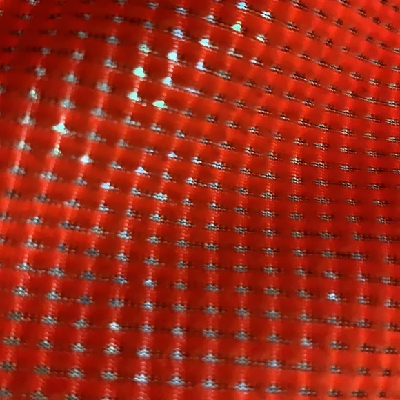 Orange High Neck Kangaroo Pocket Micro Mesh Weave SOFT Material Fall - Picture 9 of 9